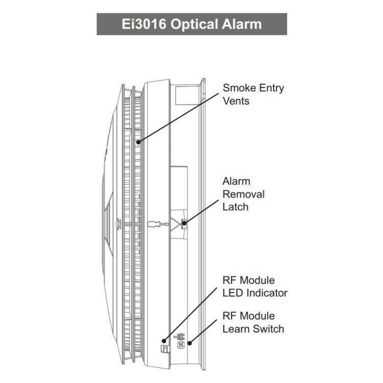 AICO Ei3016 Optical Smoke Alarm | Tamper Proof | VAT Invoice | Expiry 2032