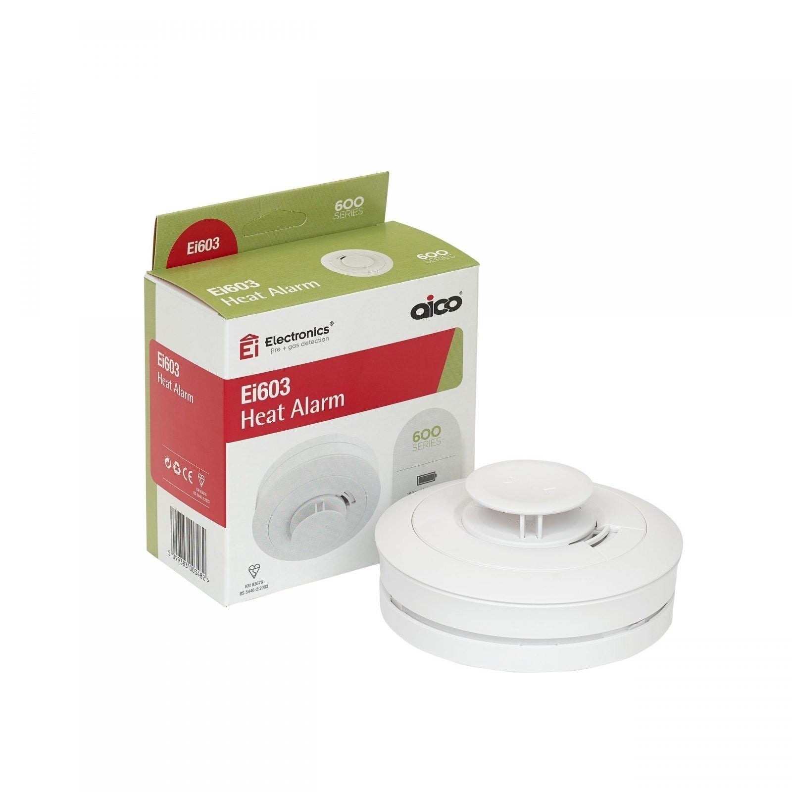 AICO Battery Heat Alarm Ei603irf Expiring In 2032 With Base