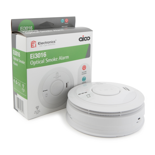 AICO Ei3016 Optical Smoke Alarm | Tamper Proof | VAT Invoice | Expiry 2032